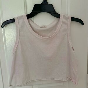 Pink/White Brandy Melville top
